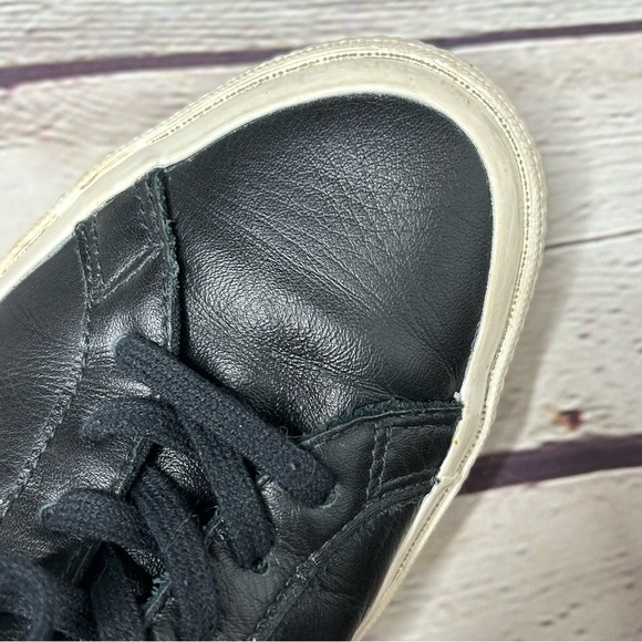 CONVERSE Black Leather Chuck Taylor All Stars - Picture 7 of 11